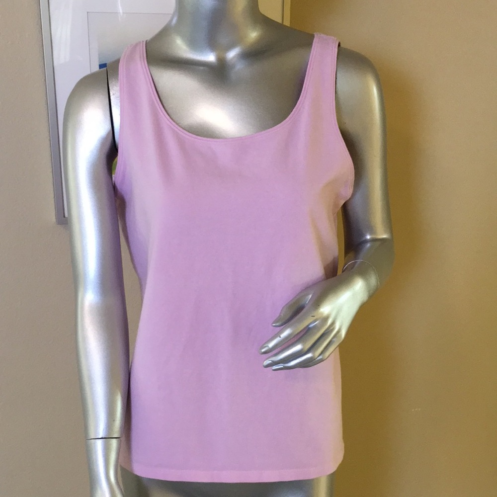 EILEEN FISHER | Cotton Stretch Scoop Neck Tank